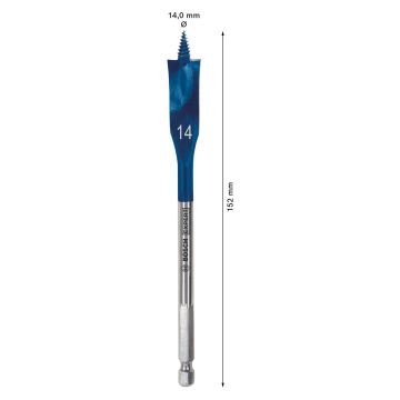 Bosch Expert 14mm Self Cut Speed Flat Bit
