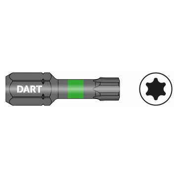 DART T20 25mm Impact Driver Bits Pack of 10