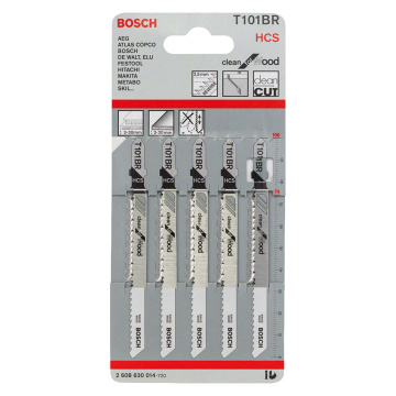 Jigsaw Blades For Wood T101br (Pk 5)