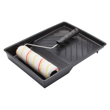 Fit For The Job 3 piece 9 inch Paint Roller Set for Painting with Emulsion Paints on Walls & Ceilings
