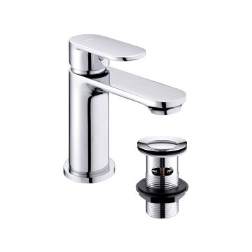 Deva Kiel Mini Mono Basin Mixer Tap with Waste