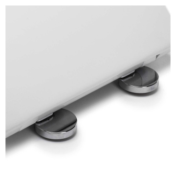 Croydex Eyre Flexi Fix Soft Close D-Shape Toilet Seat