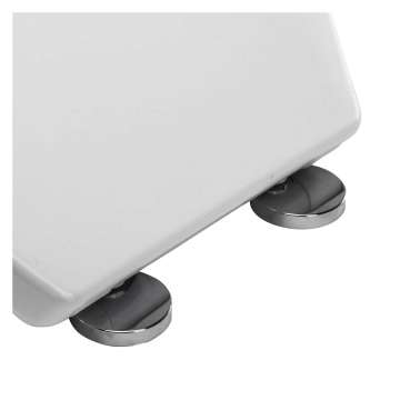Croydex Constance Flexi Fix Soft Close White Toilet Seat