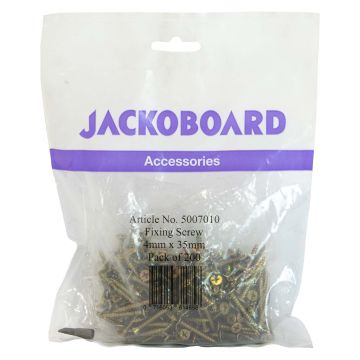 Jackoboard Fixing Screws 4 x  35mm Pack of 200
