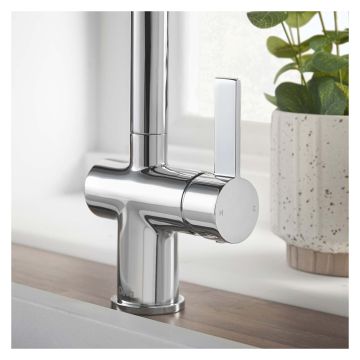 Deva Madrid Chrome Pull Out Mixer Tap
