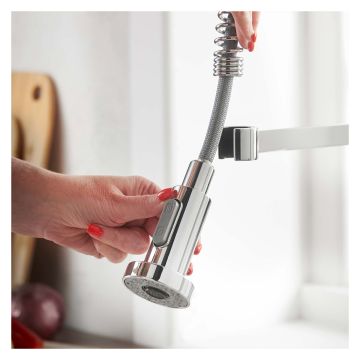 Deva Stockholm Chrome Rinser Mixer Tap