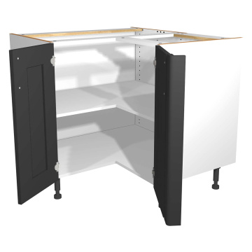Verona Dark Grey 935mm Corner Base Unit Fascias Pack 2 of 2