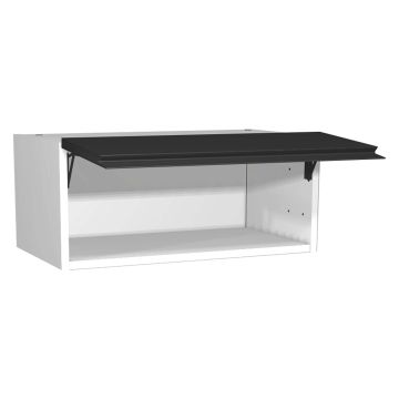 Capri Dark Grey 600mm Cooker Hood Unit
