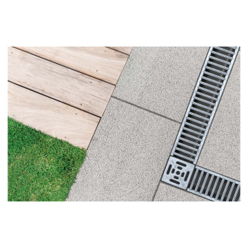 ACO HexDrain Corner Unit Galvanised Grating