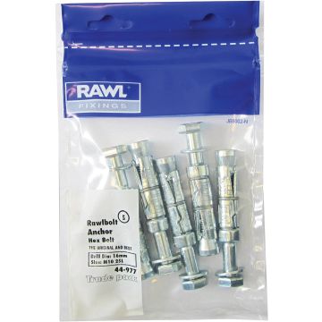 Rawlplug Rawlbolt M6 10L Pack of 5