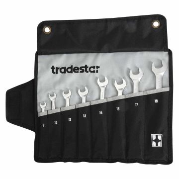 Tradestar 8 Piece Flexible Ratcheting Combination Wrench Set