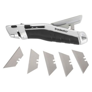 Tradestar 2-In-1 Auto-Retracting Safety Knife