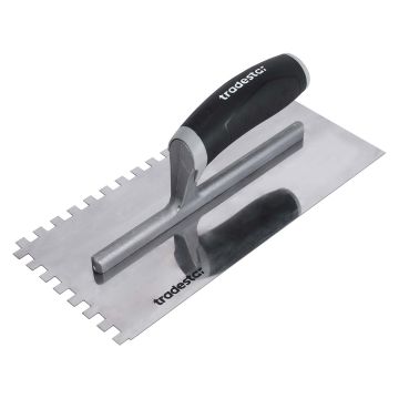 Tradestar Stainless Steel Plasterer's Trowel With 8mm Teeth 280mm (11")