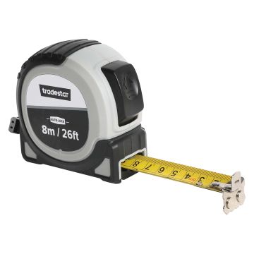 Tradestar Self Locking Tape Measure 8m 