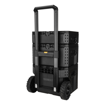 ToughBuilt StackTech 3-Piece Rolling Tool Box Set