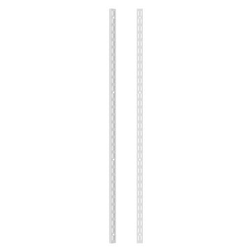 Twinslot Shelving Upright White
