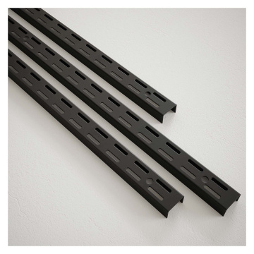 Matt Black Twinslot Shelving Upright 16.75"
