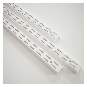 Matt White Twinslot Shelving Upright
