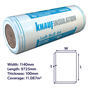 Knauf Insulation Loft Roll 44 100mm 11.087m²