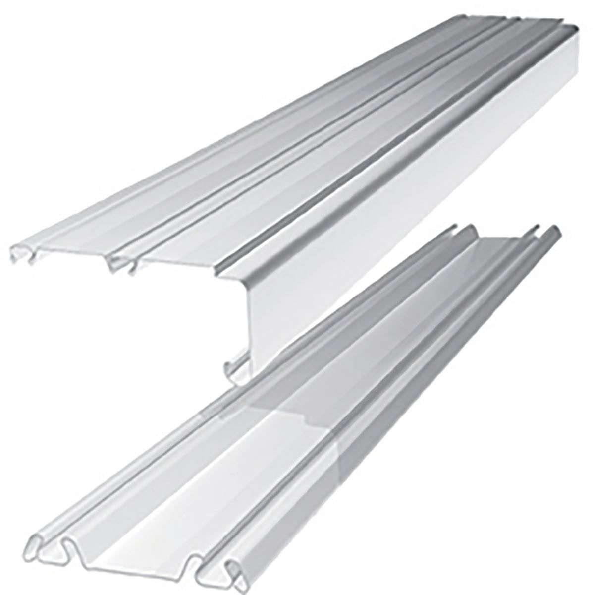 Sliding Door Trackset White 1803mm Selco