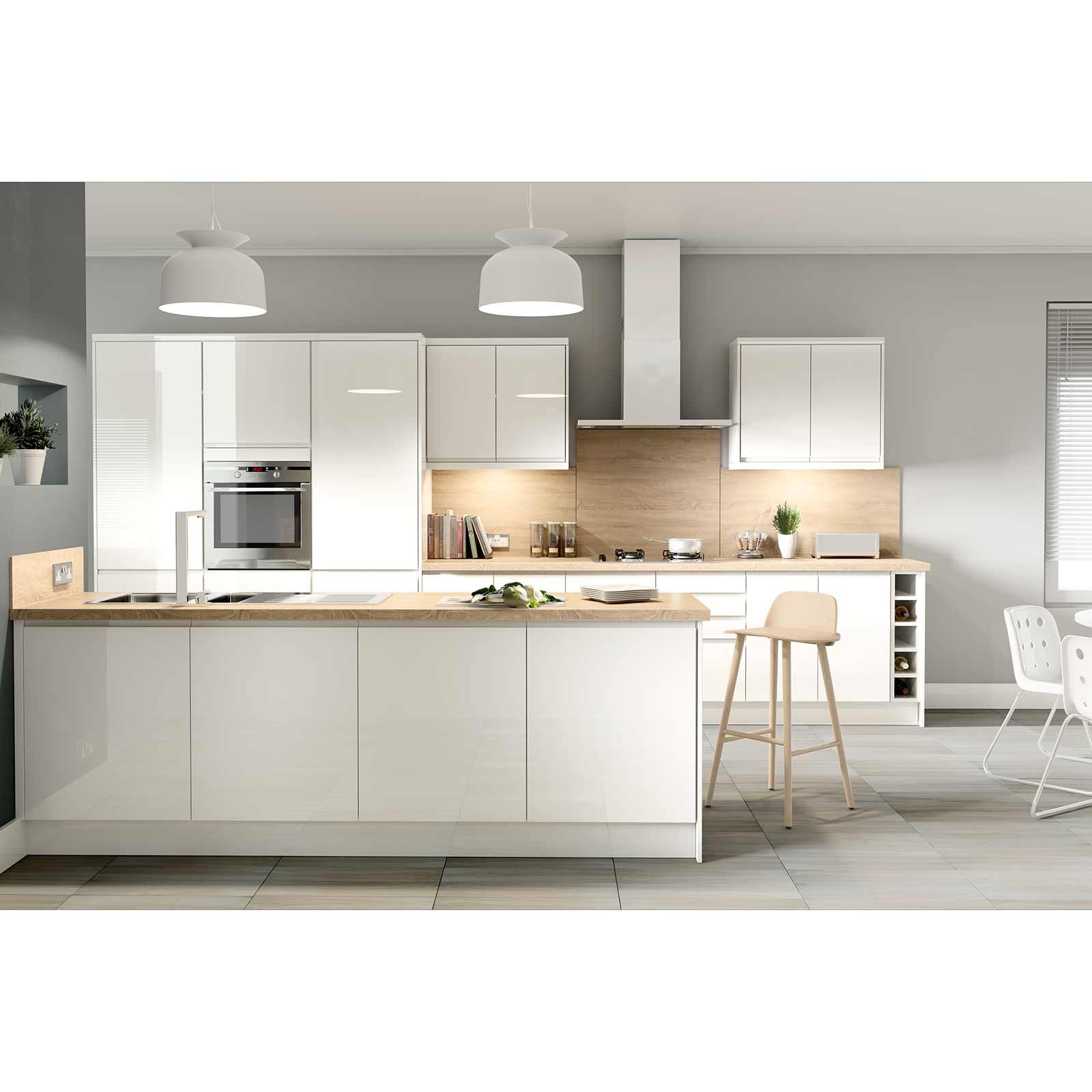 Cornice Pelmet White Gloss Selco