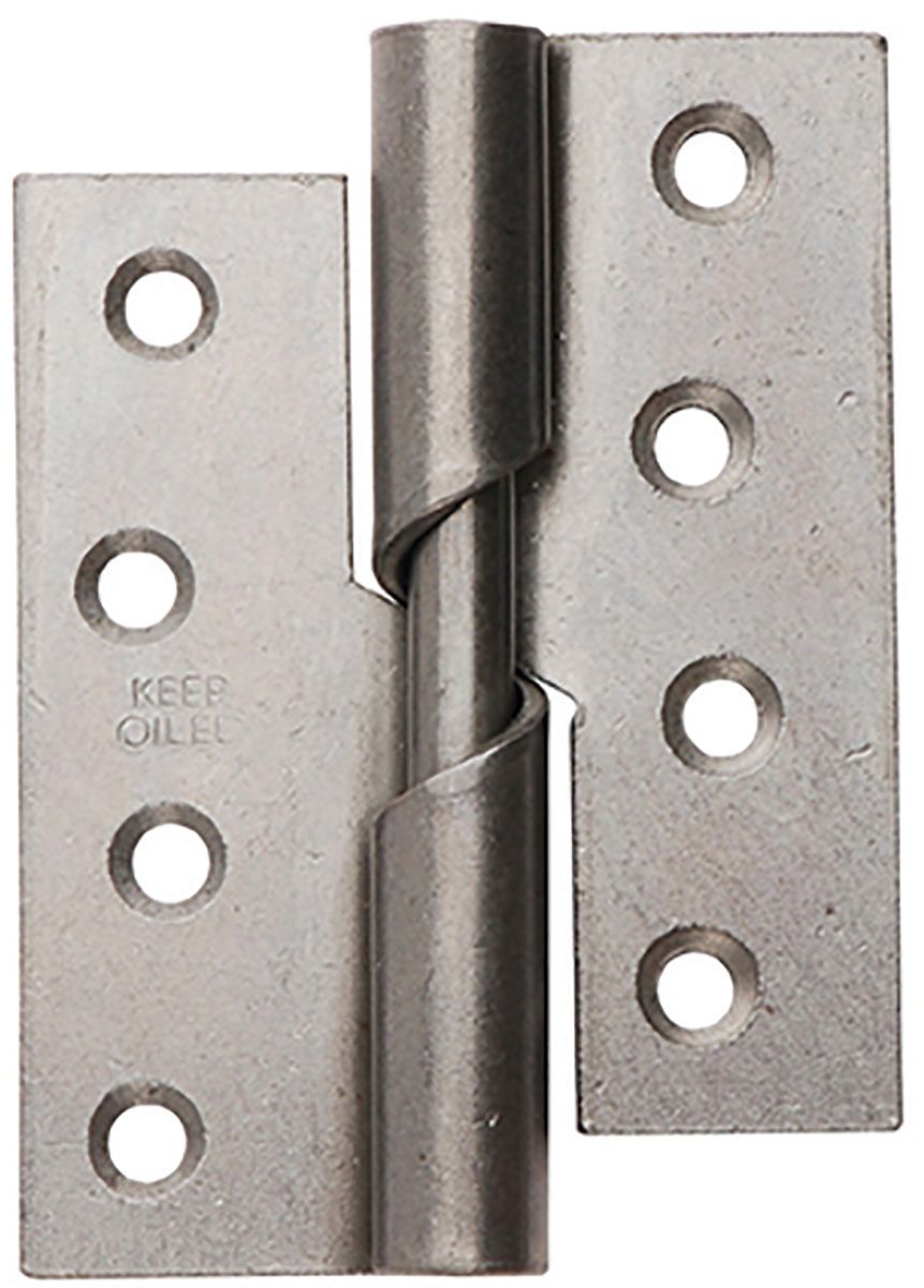 2 OF BUTT HINGES STEEL SELF COLOUR 100MM 4/" WITH SCREWS