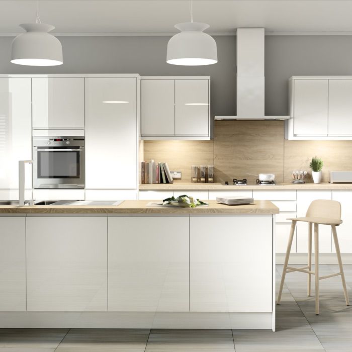 Capri White Self Assembly Kitchen Selco