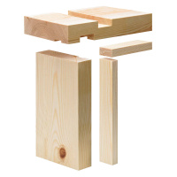 CLS Door Lining Whitewood Spruce with Door Stops