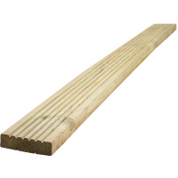 Grooved Treated Deck Board 125 x 38mm NOM