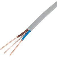 2.5mm Twin & Earth Cable Grey 50m