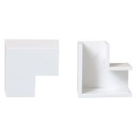 Cable Trunking Flat Angle 16 x 16mm Pack of 2