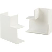 Cable Trunking Flat Angle 16 x 25mm Pack of 2