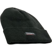 Blackrock Black Woolly Beanie Hat with Thinsulate Lining