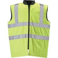 Blackrock Hi Vis Body Warmer Yellow Reversible Padded Gilet