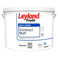 Leyland Trade Contract Matt Emulsion Magnolia 15L