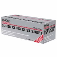 ProDec Advance 200 sqm (4m x 50m) Super Cling, Static Charged Polythene Dust Sheet Roll