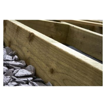 Incised Green Treated Easi Edge Decking Joist 47 x 150 x 3600mm FSC®