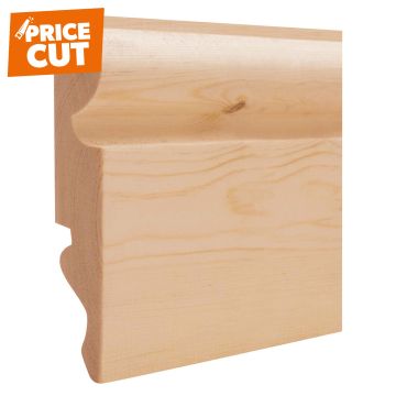 Reversible Torus/Ogee Skirting 125mm (5") NOM PEFC