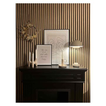 Premium Light Oak Acoustic Panel 2440 x 605 x 22mm