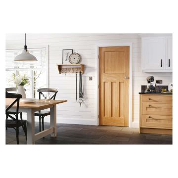 DX30 Unfinished Oak Door 1981 x 762  (6'6" x 2'6")