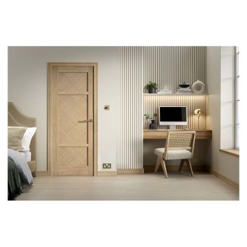 Alvin 3 Panel Pre-Finished Oak Door