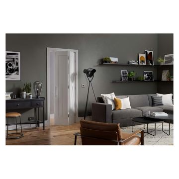 Mexicano Primed White Bi-Fold Doors