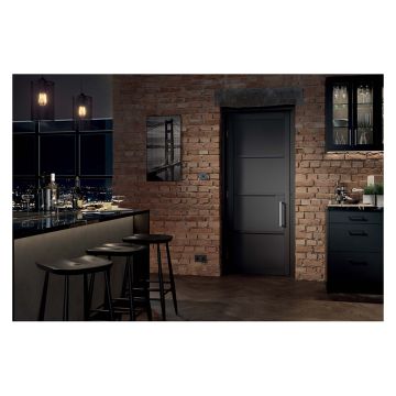 Chelsea 4 Panel Pre-Finished Black Door 1981 x 838mm