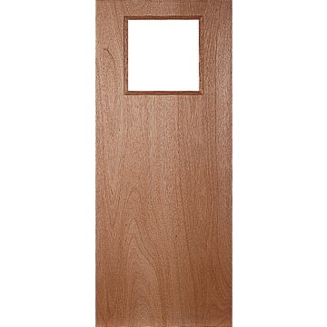 Internal Plywood Fire Door FD30 Preglazed 1981 x 762mm (6'6" x 2'6") PEFC