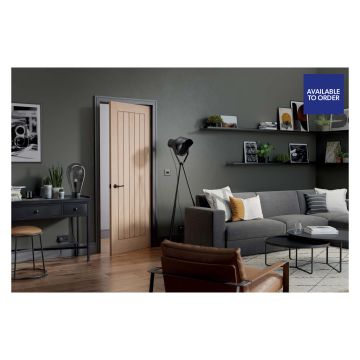 Belize Pre-Finished Oak Fire Door FD30 1981 x 762mm