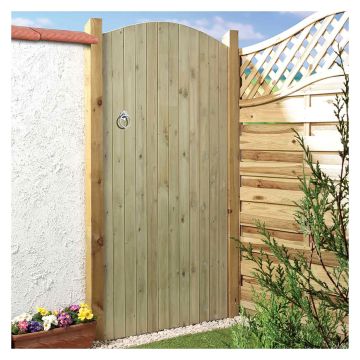 Ledged & Braced Arched Top Gate 1829 x 915mm (6' x 3') FSC