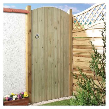 Ledged & Braced Arched Top Gate 1829 x 915mm (6' x 3') FSC