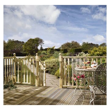 Decking Treated Edwardian Turned Spindle 41 x 41 x 895mm PEFC