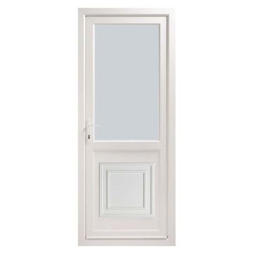Smart Security Clear Glazed Right-Hung uPVC Door Set 840 x 2085mm