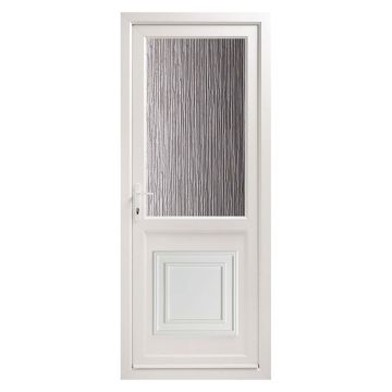 Smart Security Obscure Glazed Right-Hung uPVC Door Set 840 x 2085mm
